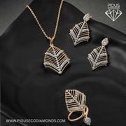 Latest Diamond Pendant Sets