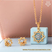 Latest Diamond Pendant Sets Online