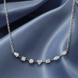 Classic White Gold Necklace